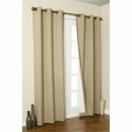 Escenografia Thermalogic Insulated Solid Color Grommet Top Curtain Panel Pairs - Khaki - 160 x 84 in. ES2842999